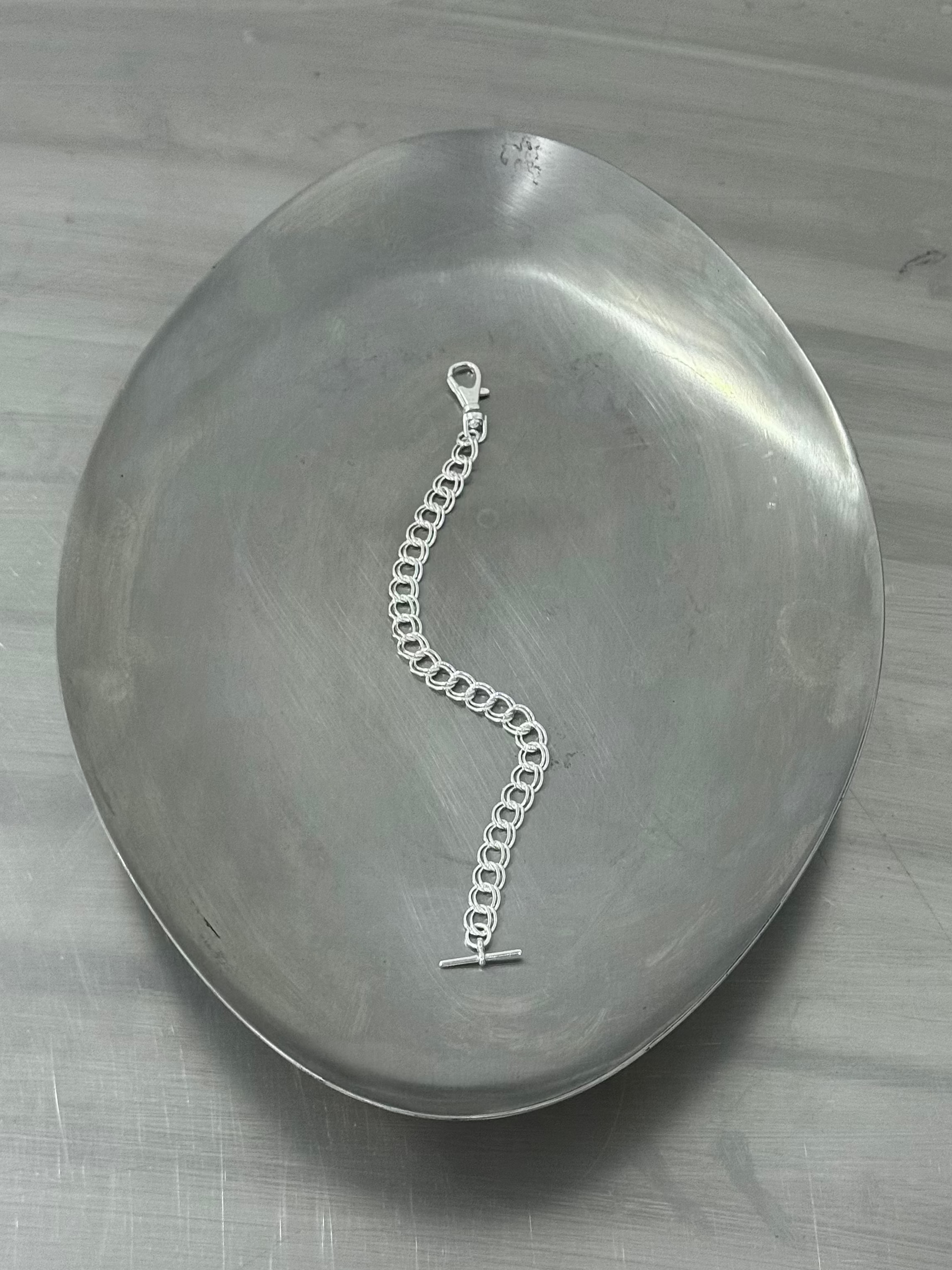 GIRLFRIEND LINK SILVER BRACELET