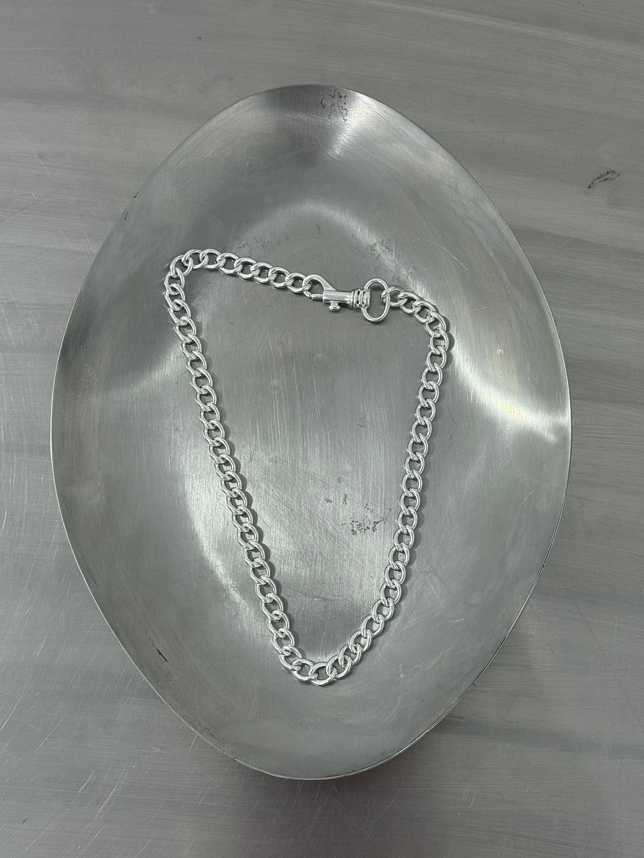 Pin Chain Silver Necklace | MARTINE ALI STUDIO