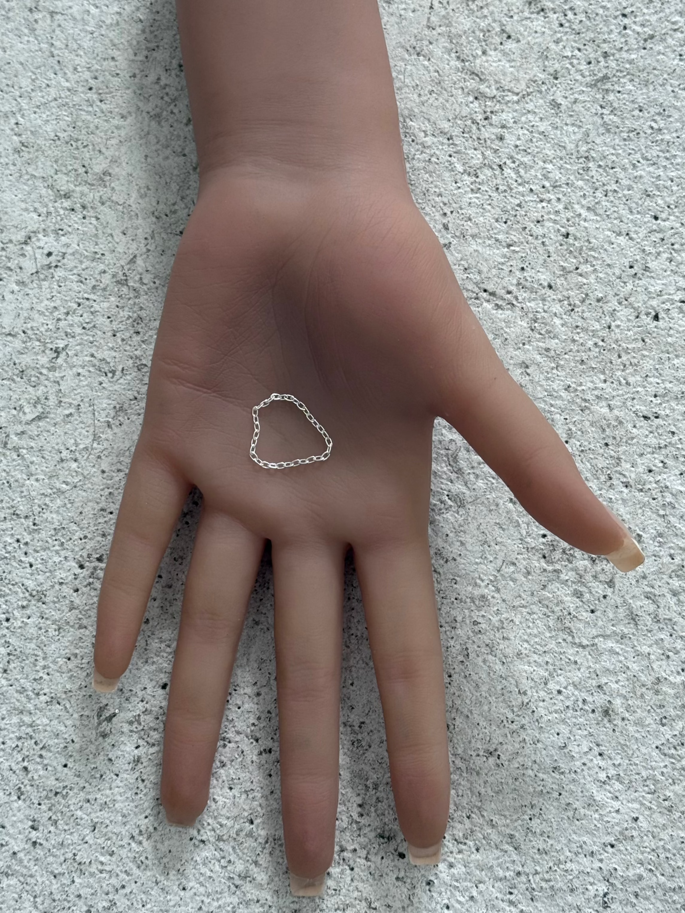 ROLO LINK SILVER RING