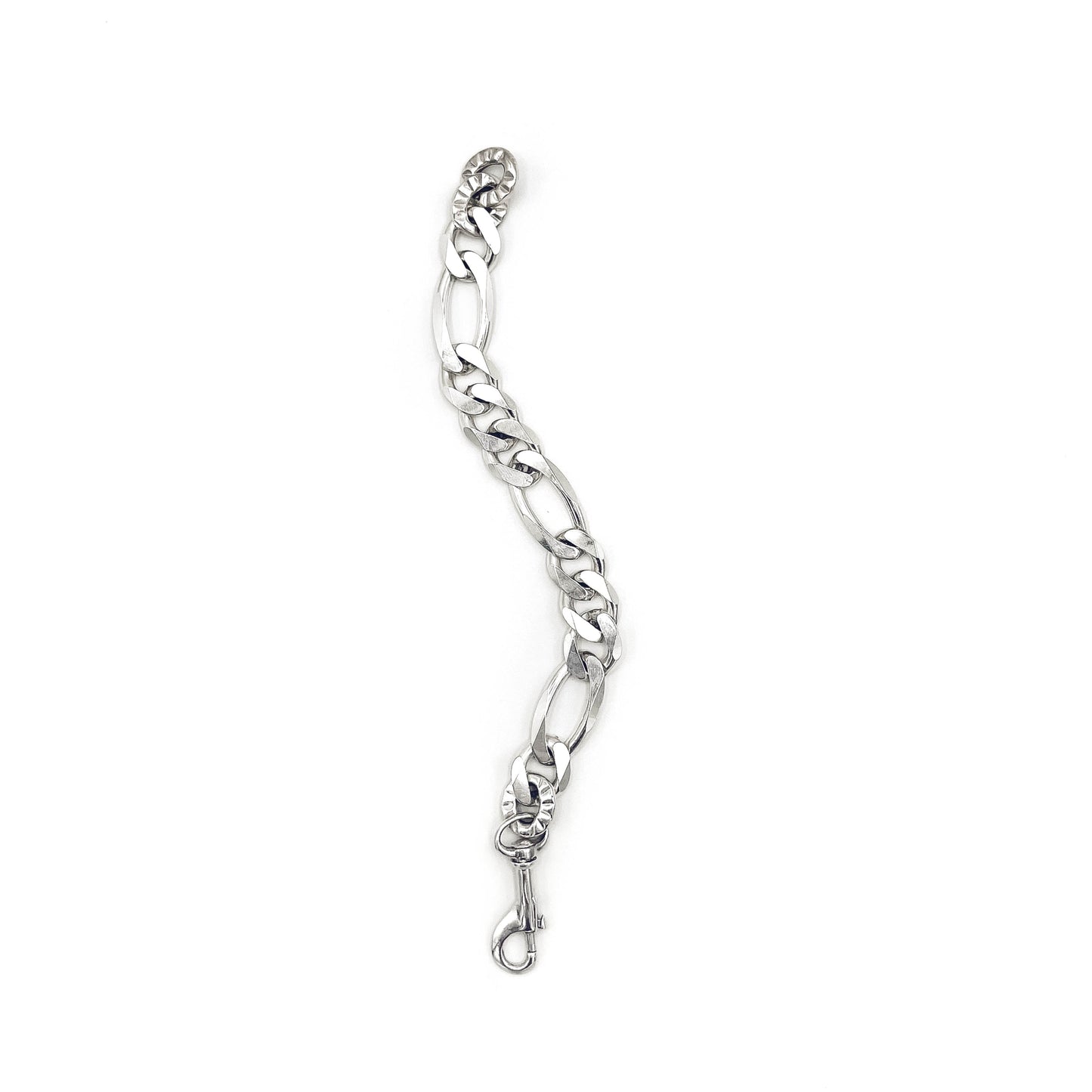 SEASHELL BUFFALO SILVER CHAIN BRACELET