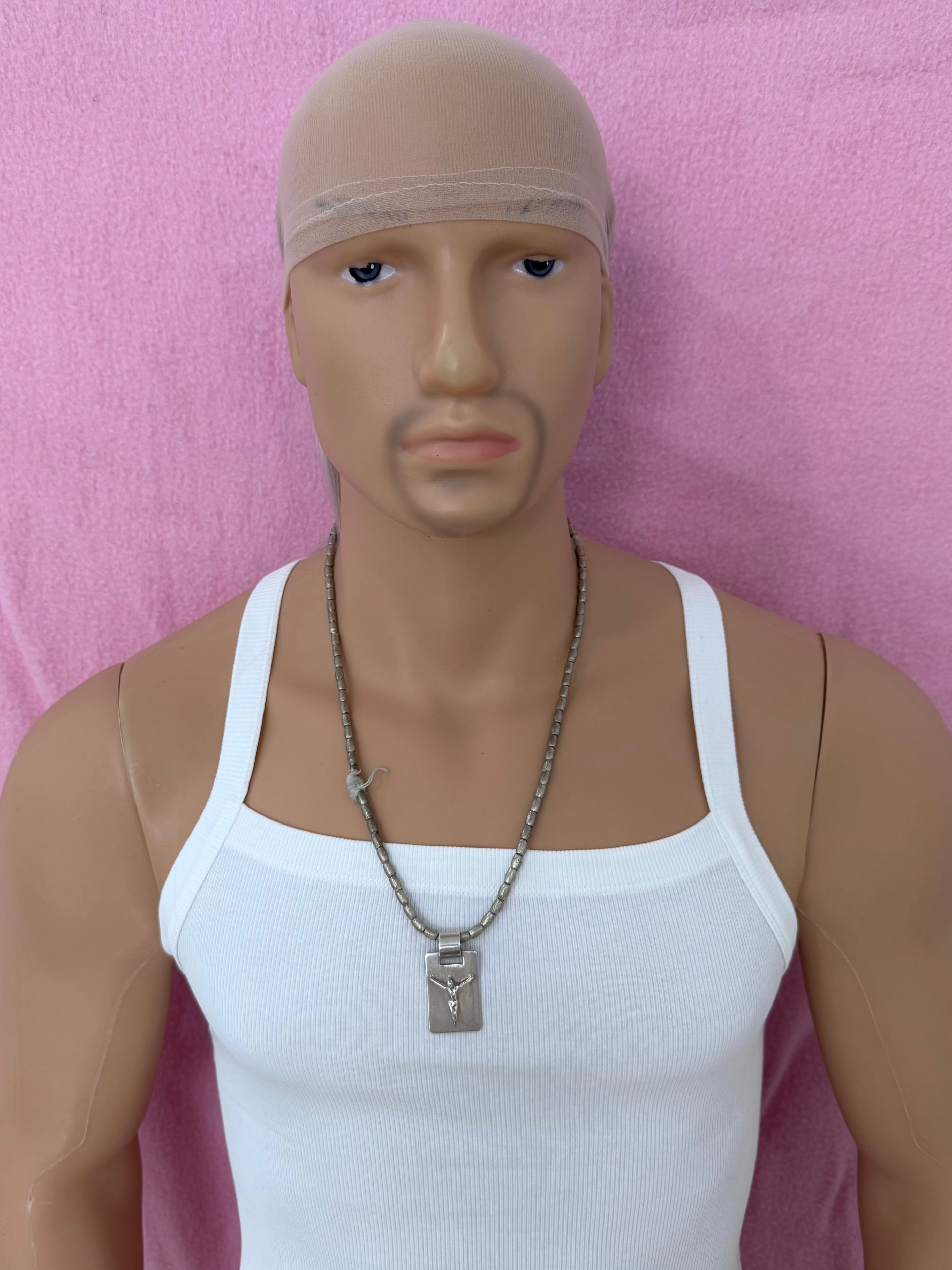 BOLE BEADED CRUCIFIX NECKLACE