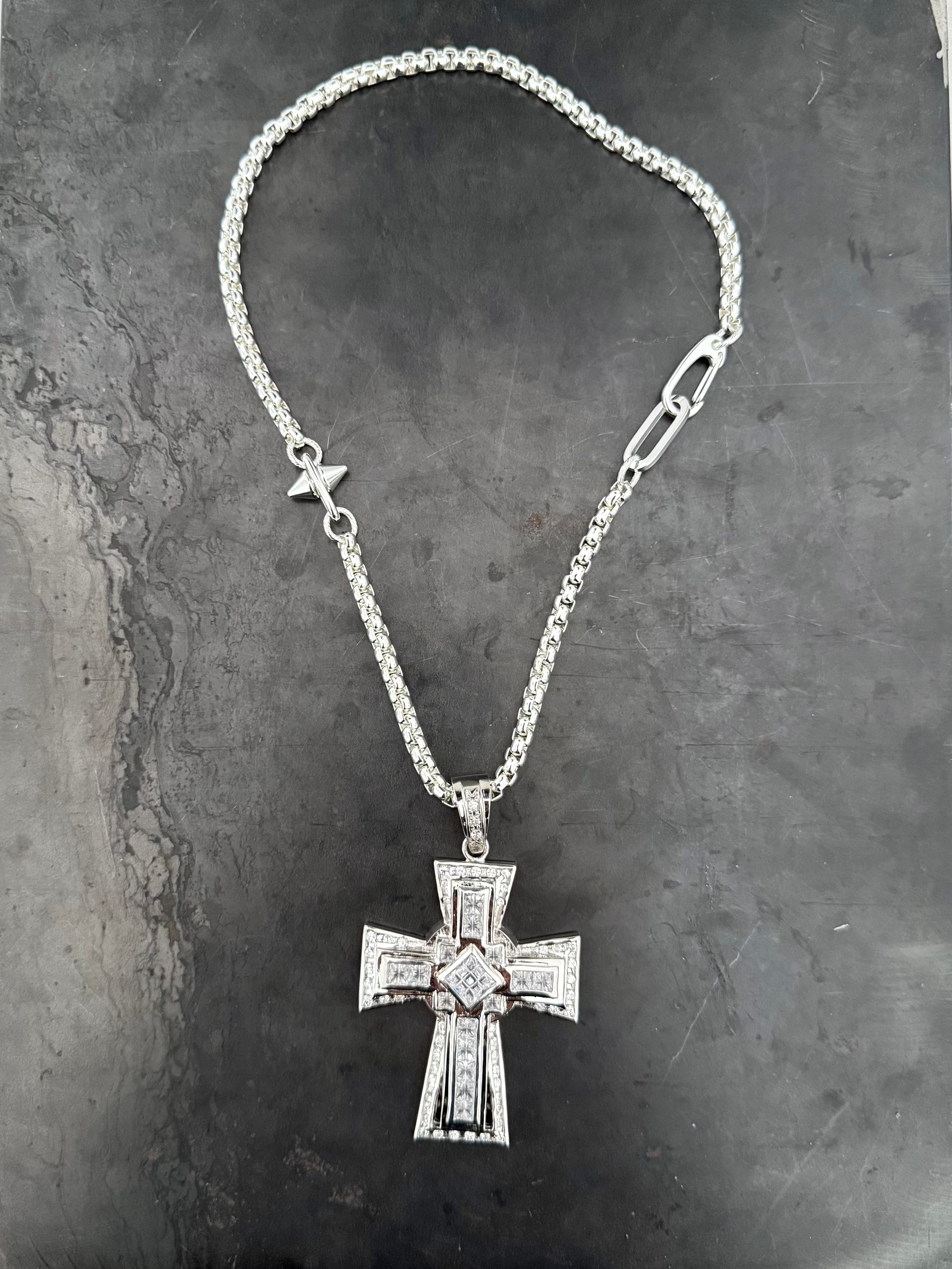 1-OF-1 ELIO CROSS NECKLACE