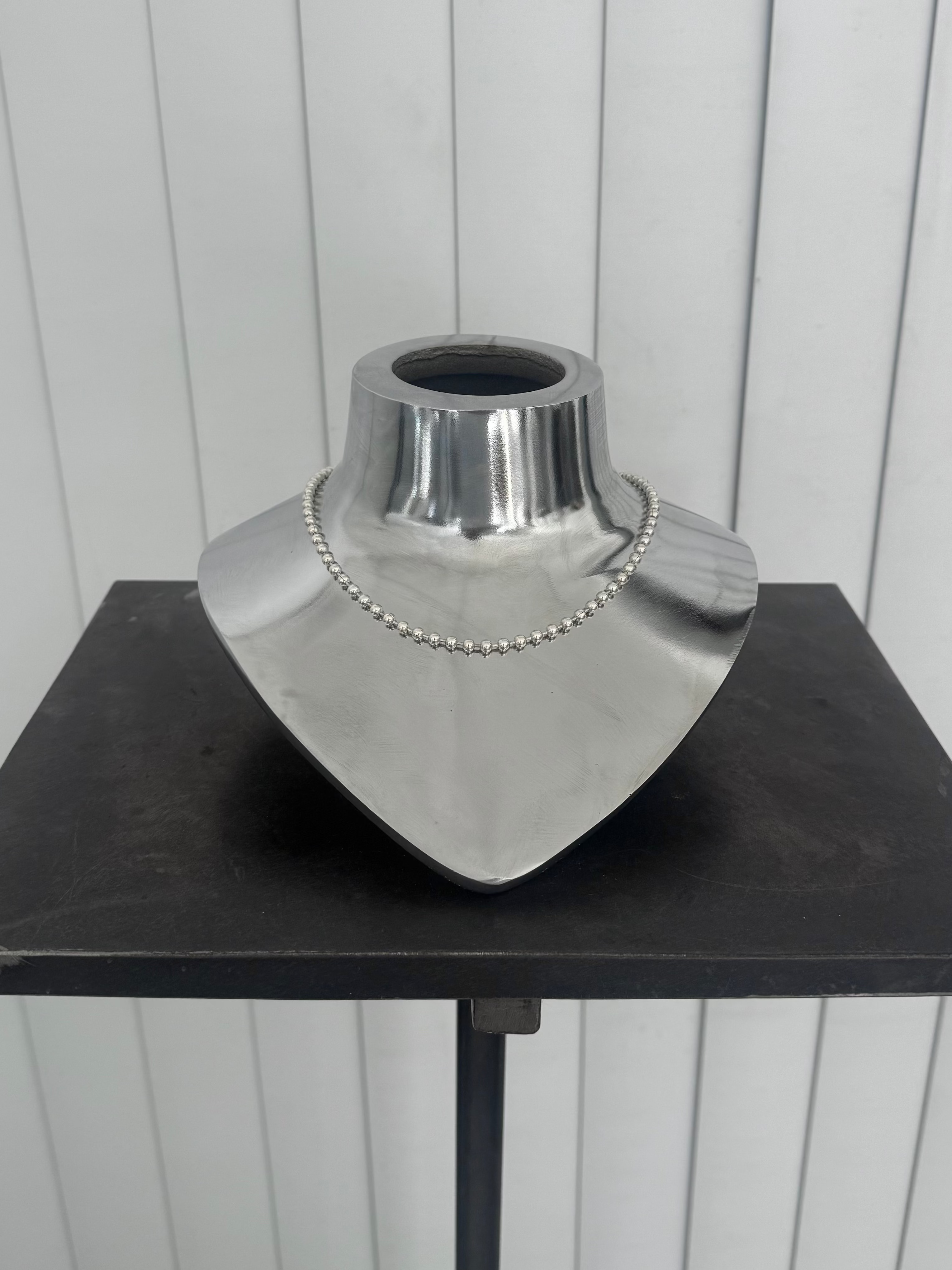 OLI BALL SILVER CHAIN NECKLACE