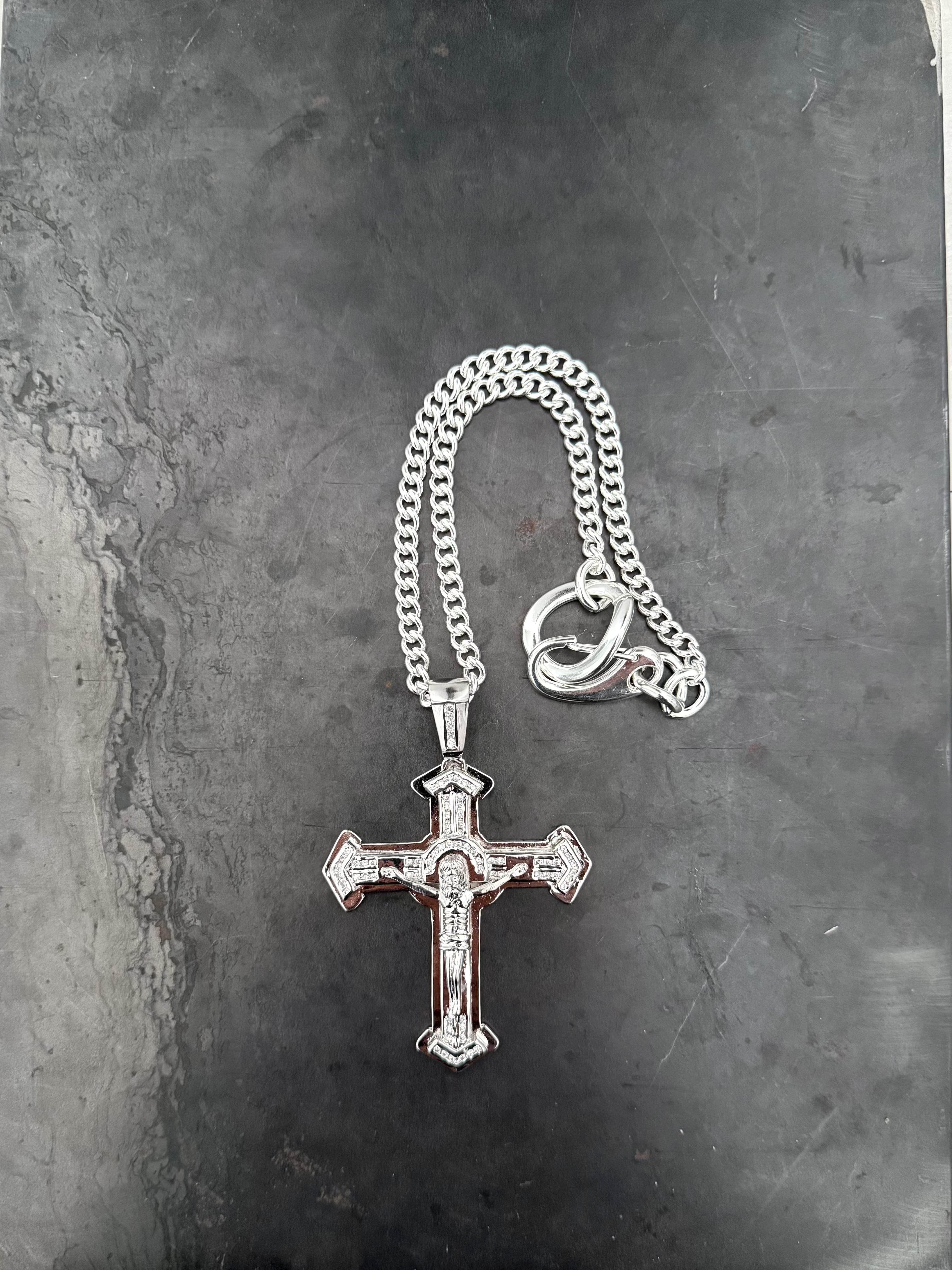 1-OF-1 MICAH CROSS NECKLACE