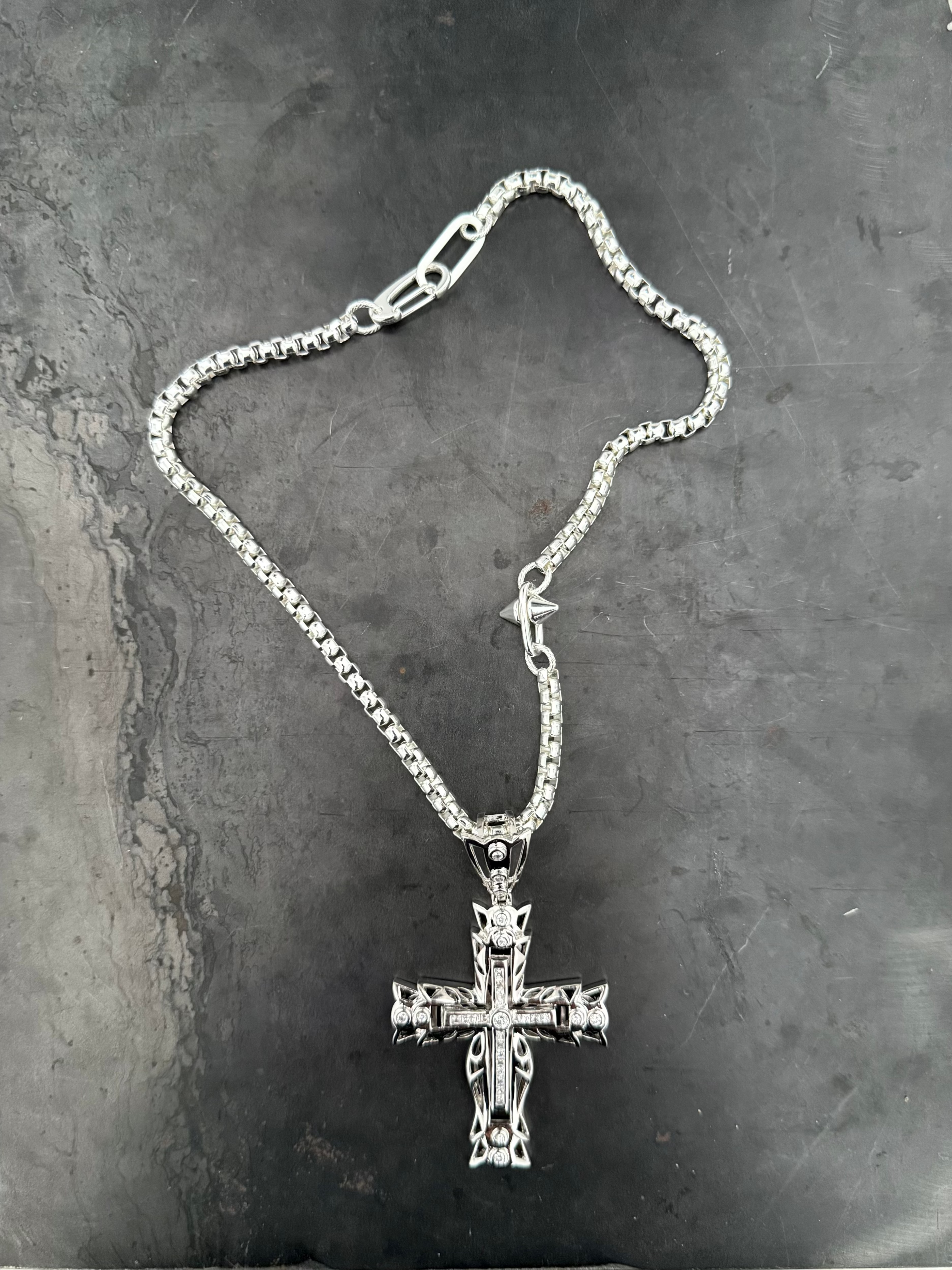 1-OF-1 SHILOH CROSS NECKLACE
