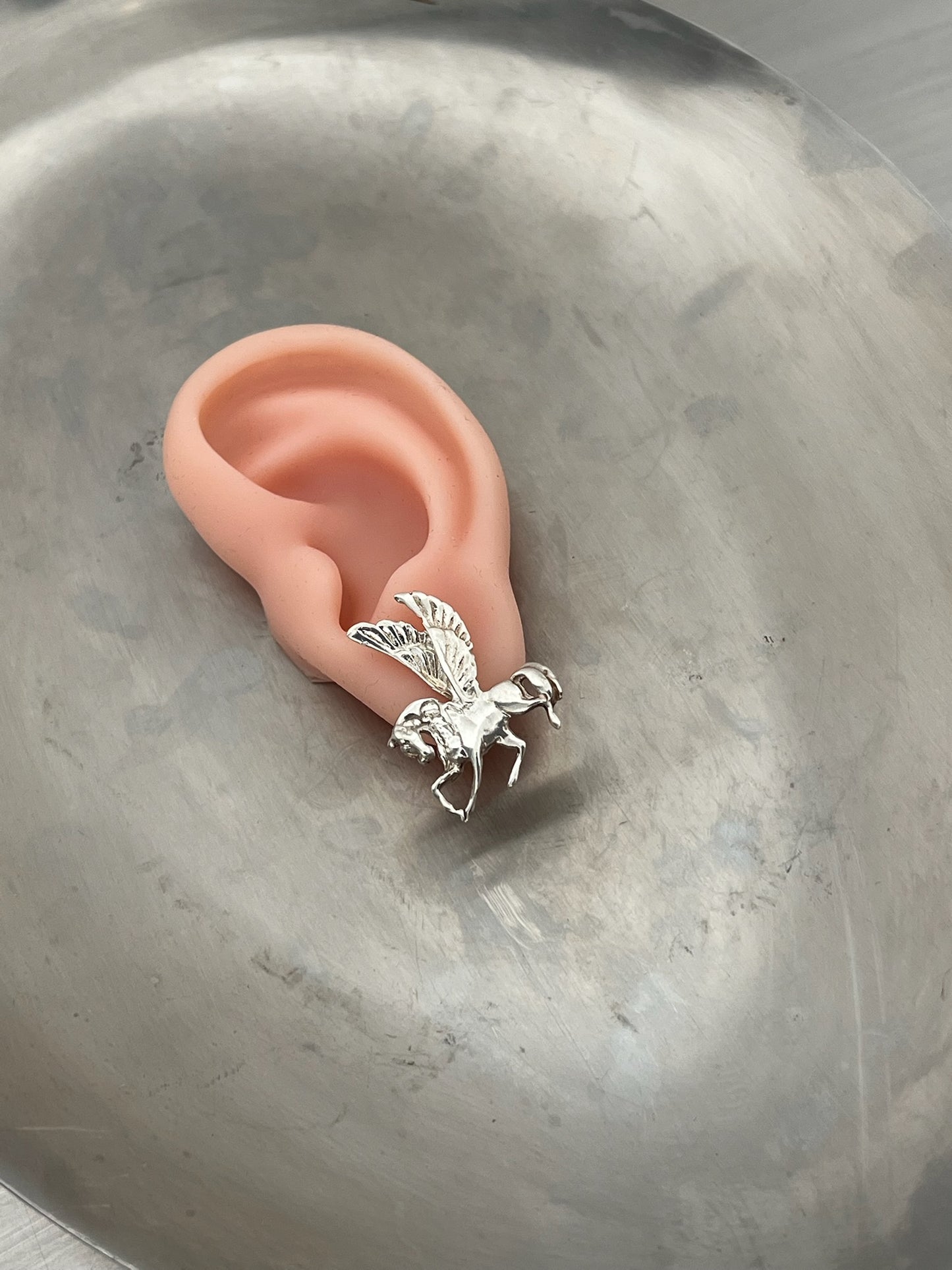XL PEGASUS POST EARRING