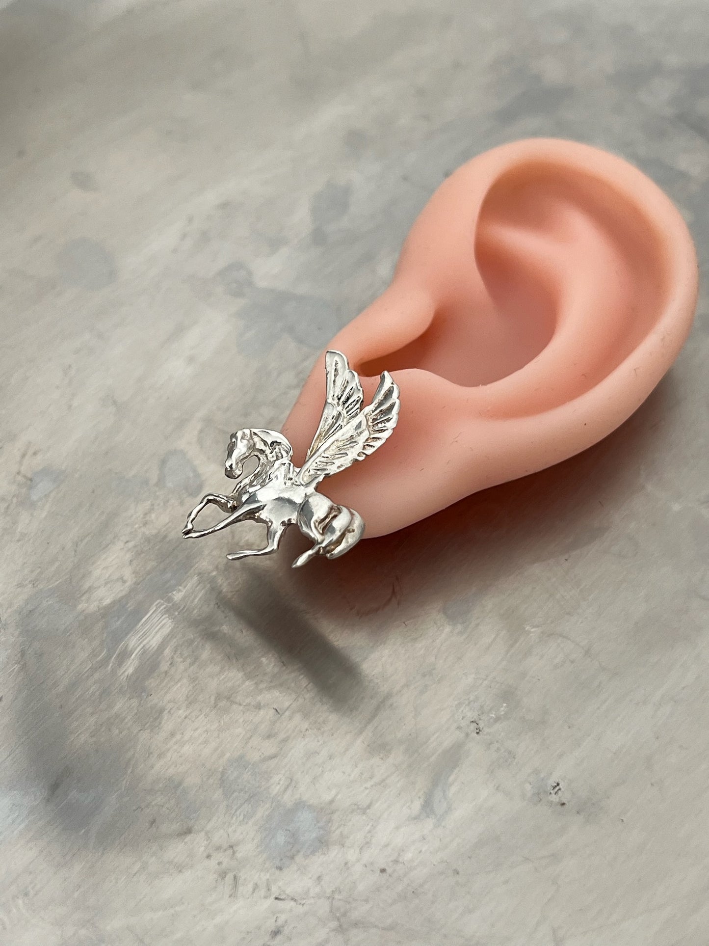 XL PEGASUS POST EARRING