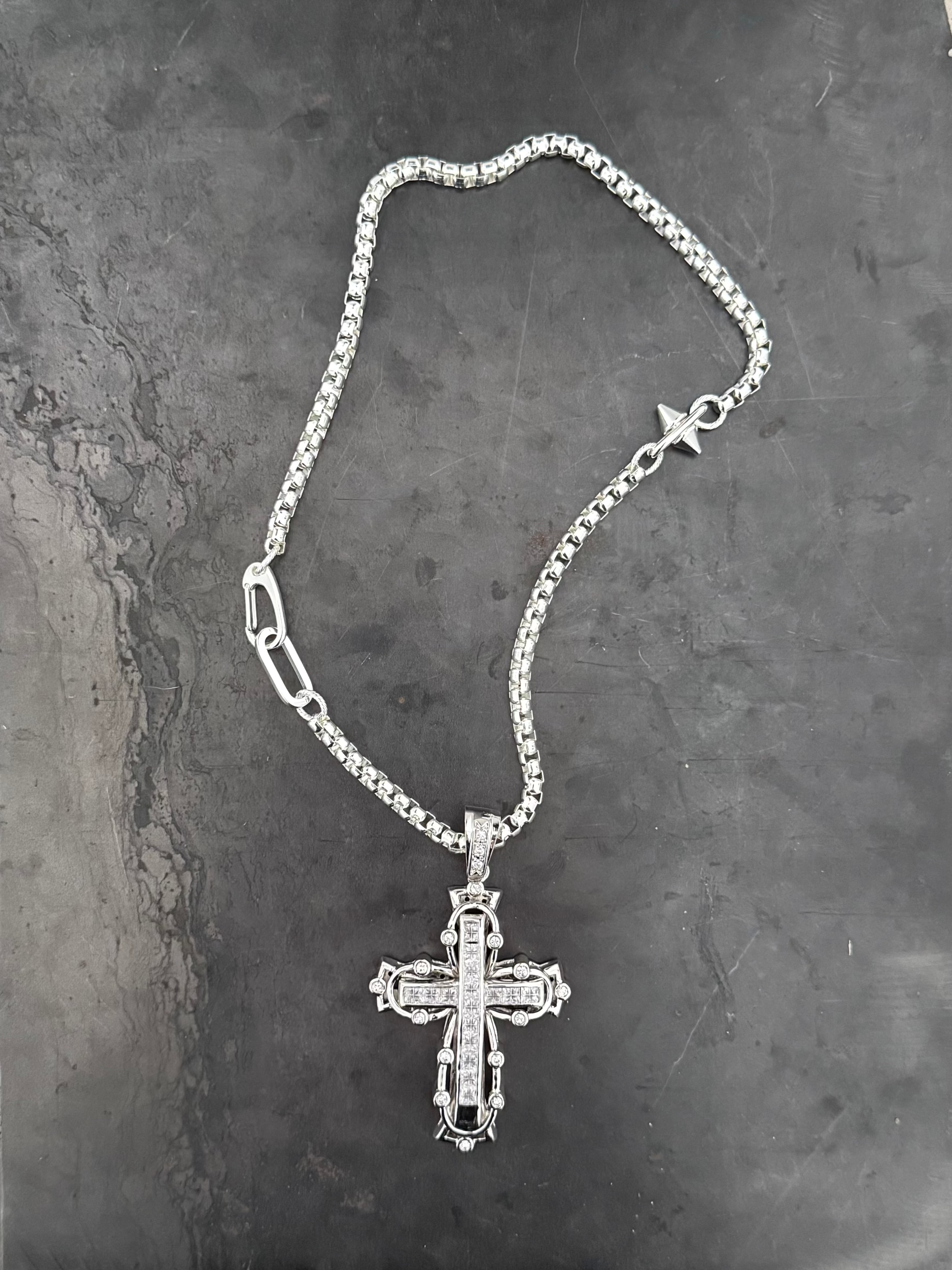 1-OF-1 ZIAH CROSS NECKLACE