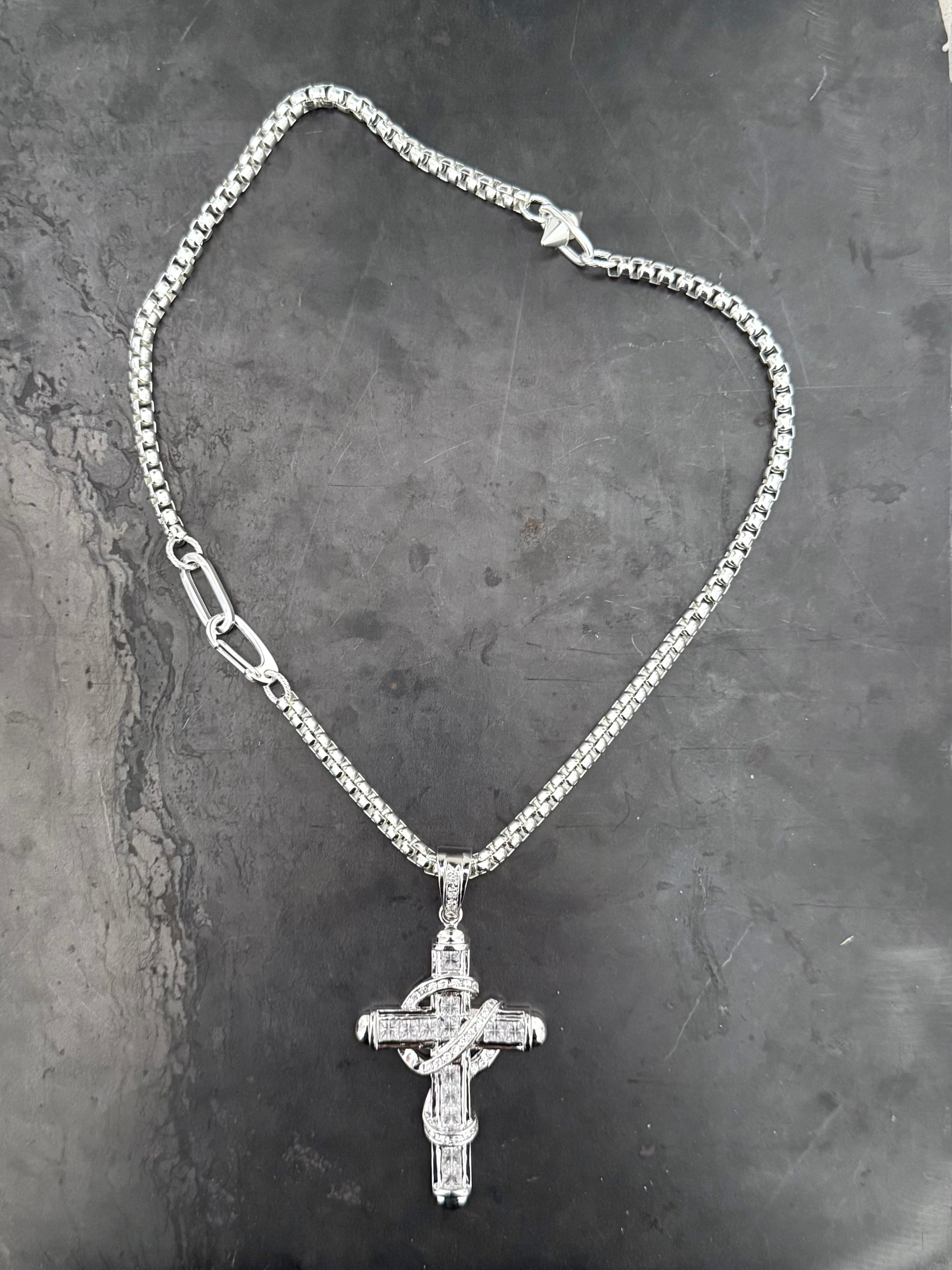 1-OF-1 ZION CROSS NECKLACE
