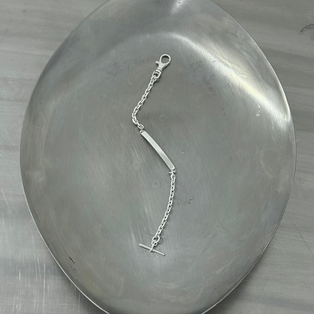 BABY DIAMOND ID SILVER BRACELET| MARTINE ALI
