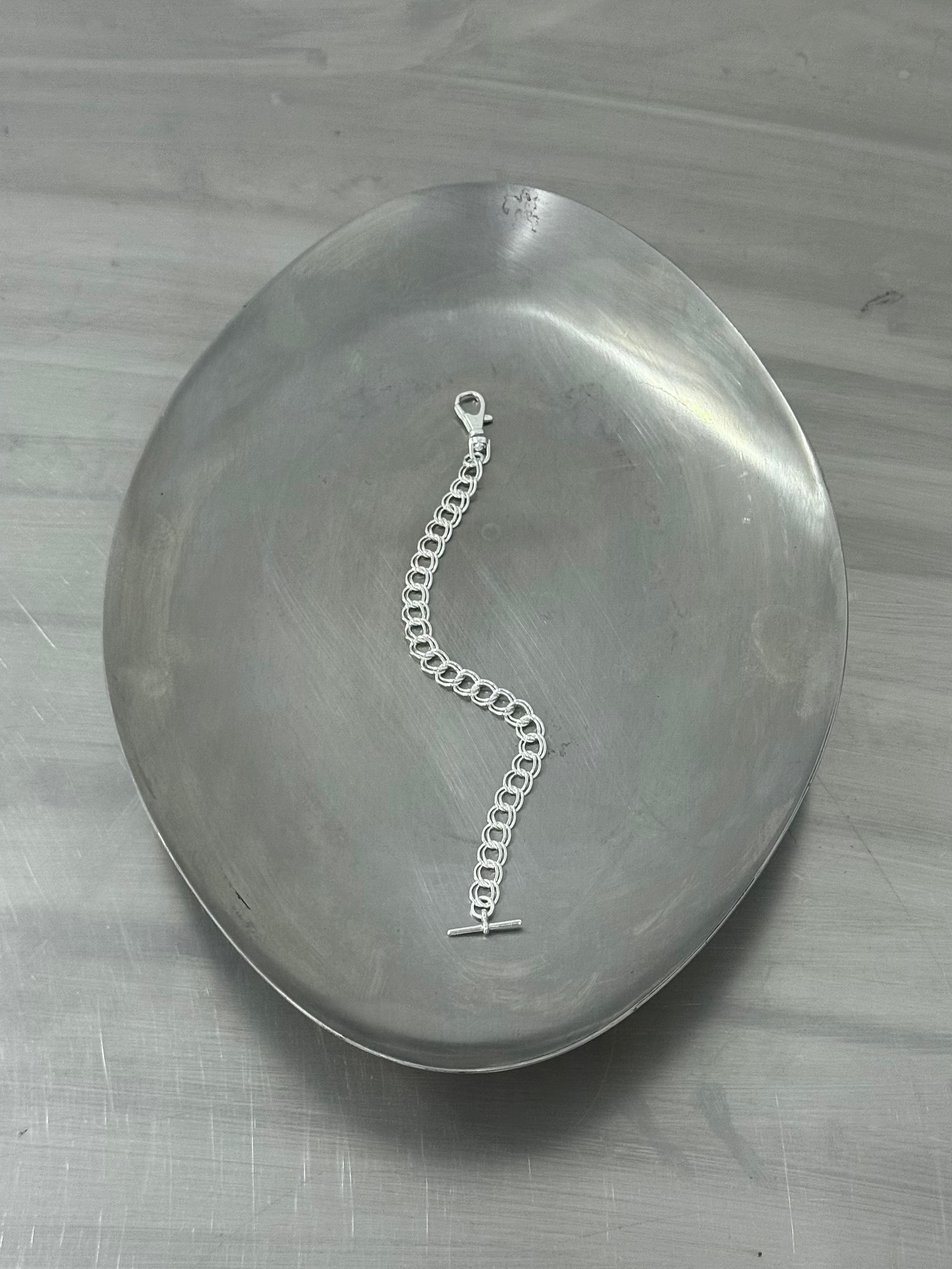 GIRLFRIEND LINK SILVER BRACELET