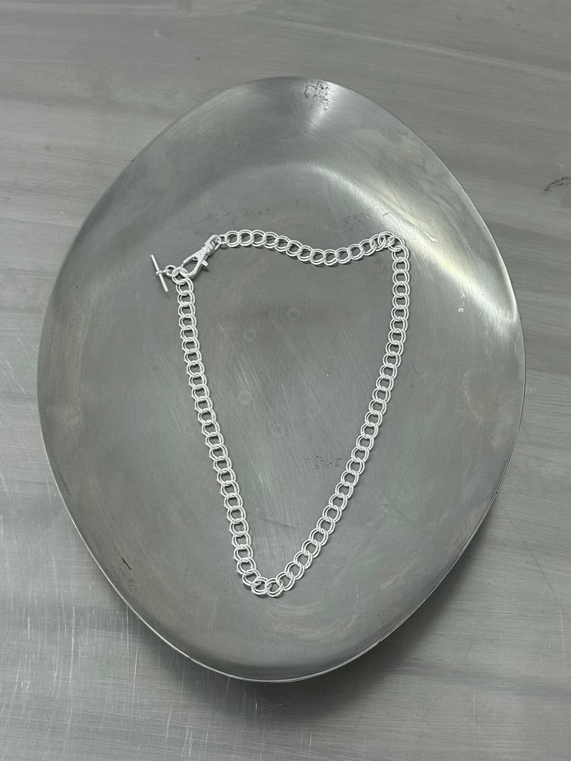 GIRLFRIEND LINK SILVER CHAIN | MARTINE ALI