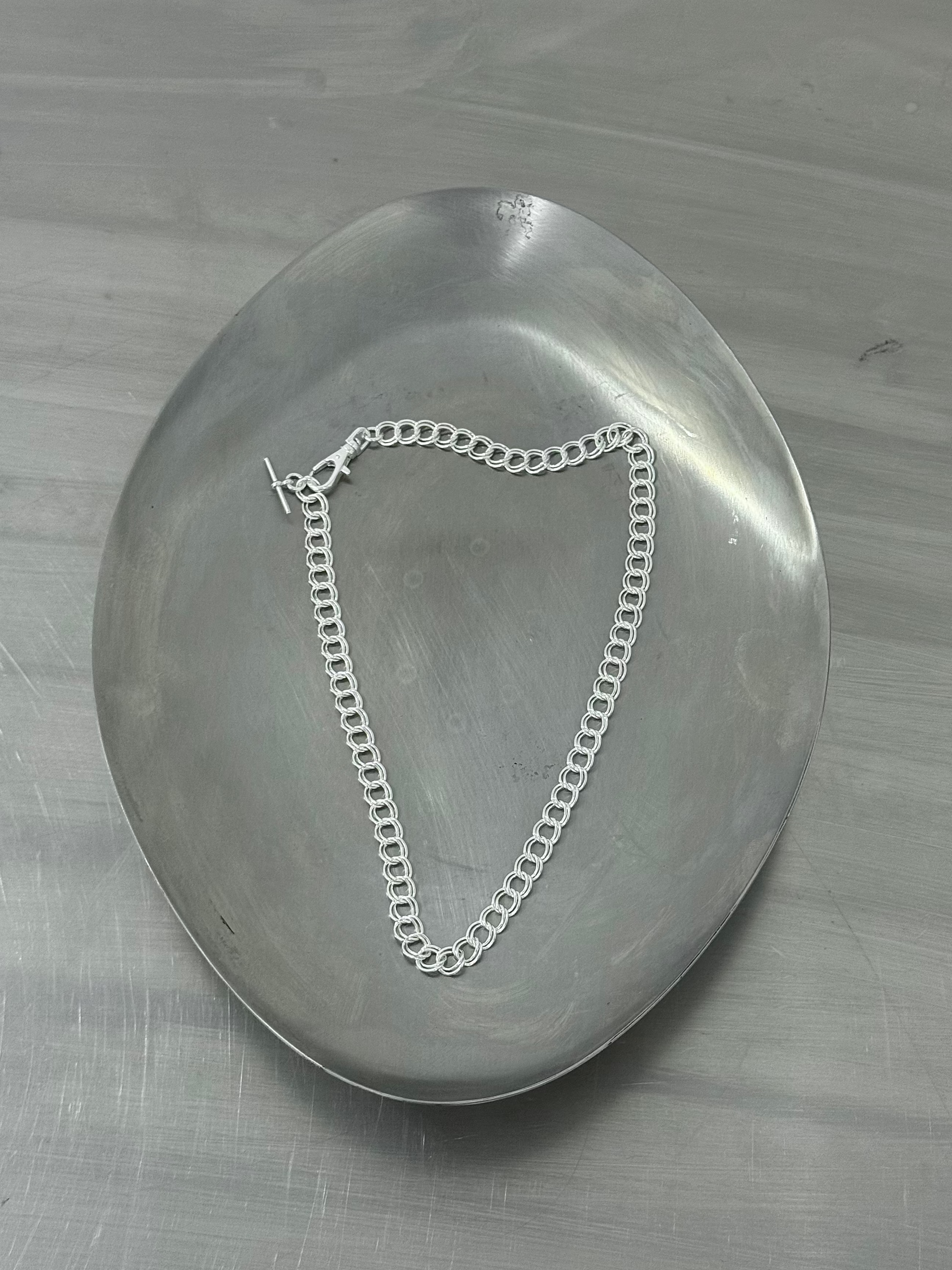 GIRLFRIEND LINK SILVER CHAIN