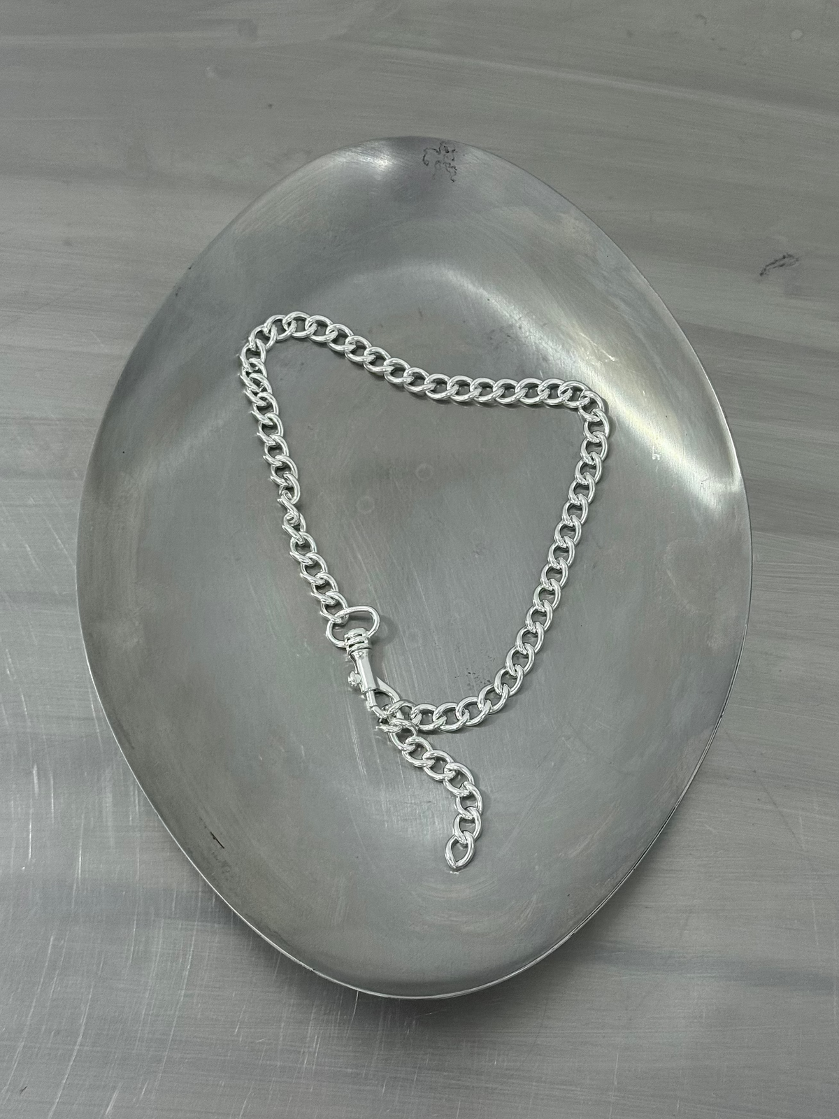 Pin Chain Silver Necklace | MARTINE ALI STUDIO