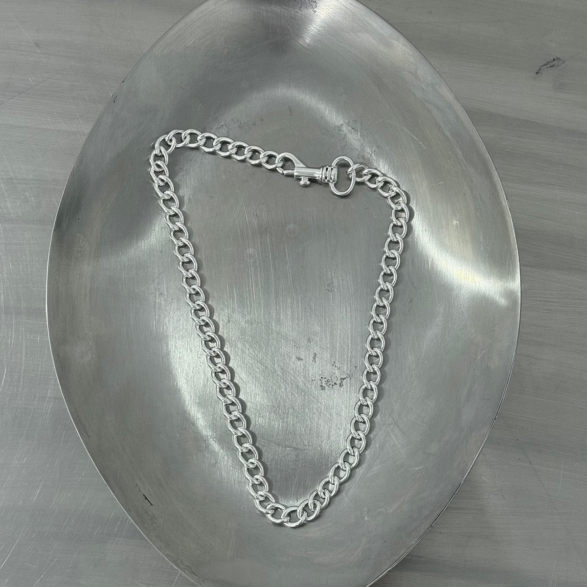 Pin Chain Silver Necklace | MARTINE ALI STUDIO