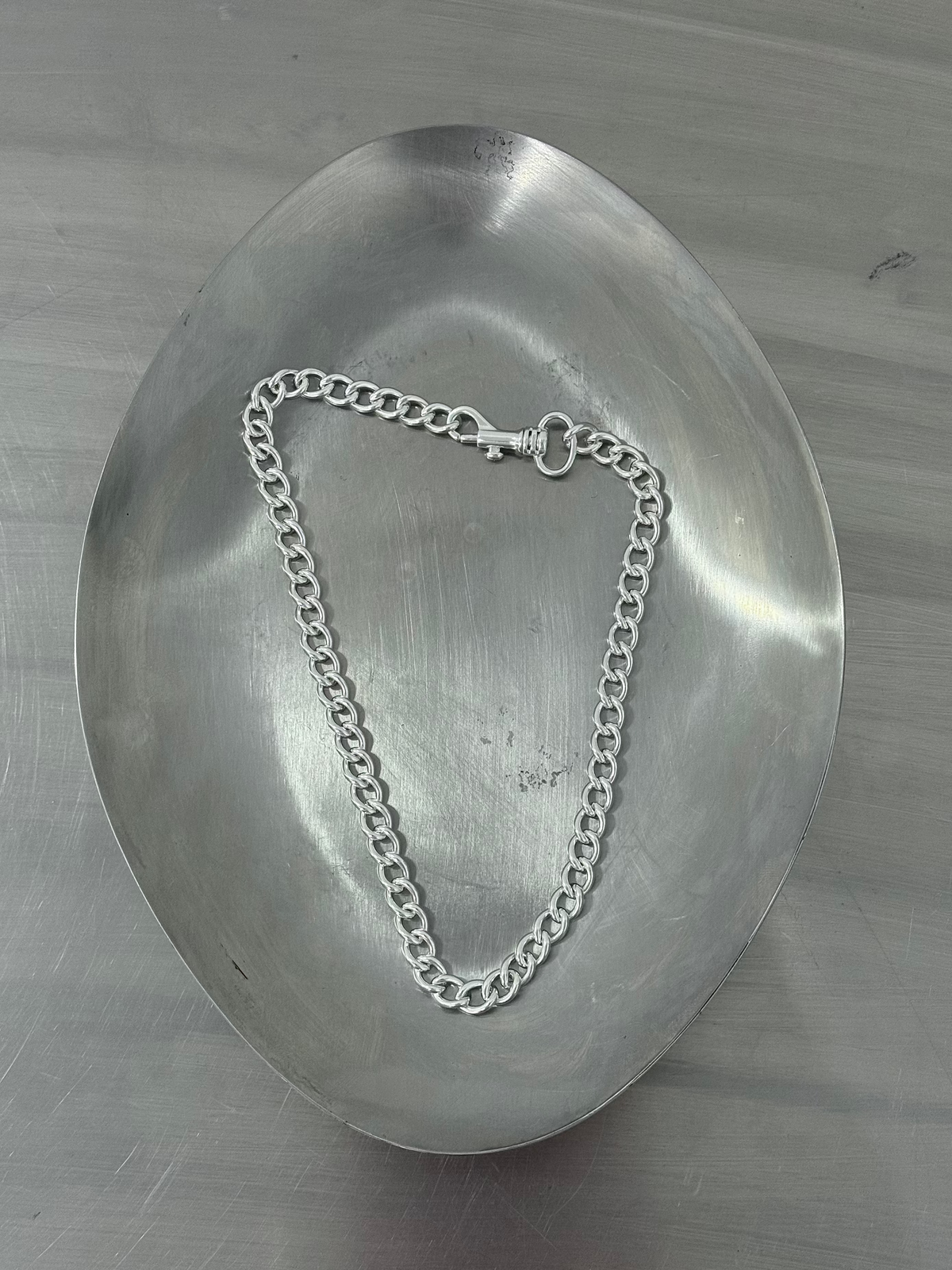 Pin Chain Silver Necklace | MARTINE ALI STUDIO