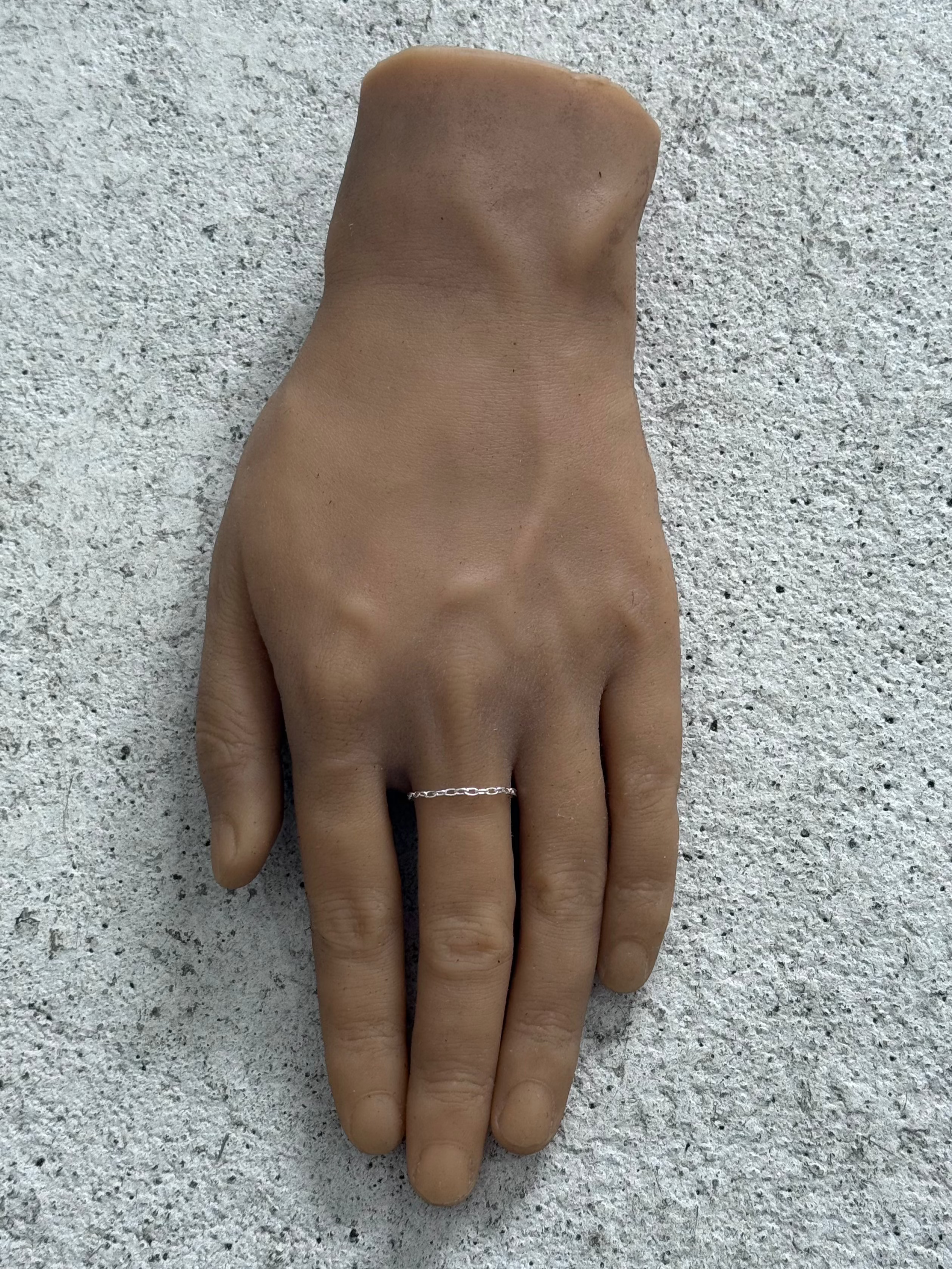 ROLO LINK SILVER RING