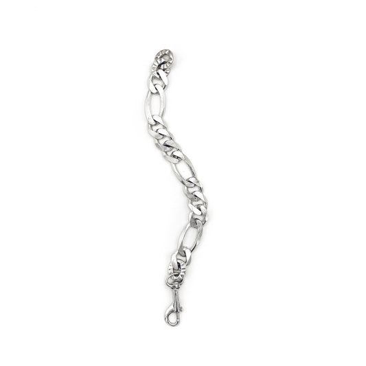 SEASHELL BUFFALO SILVER CHAIN BRACELET