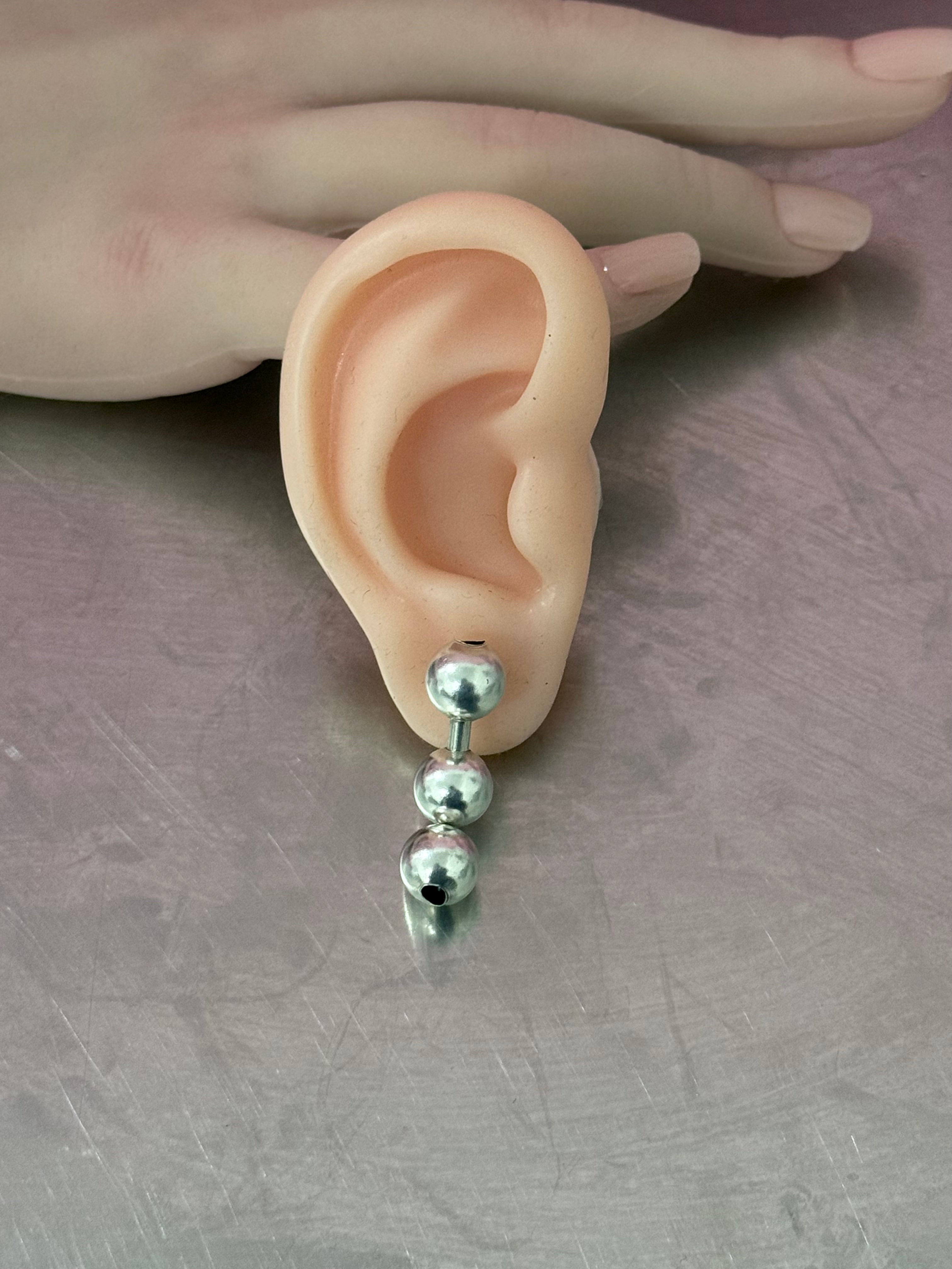 XL BALL EARRING