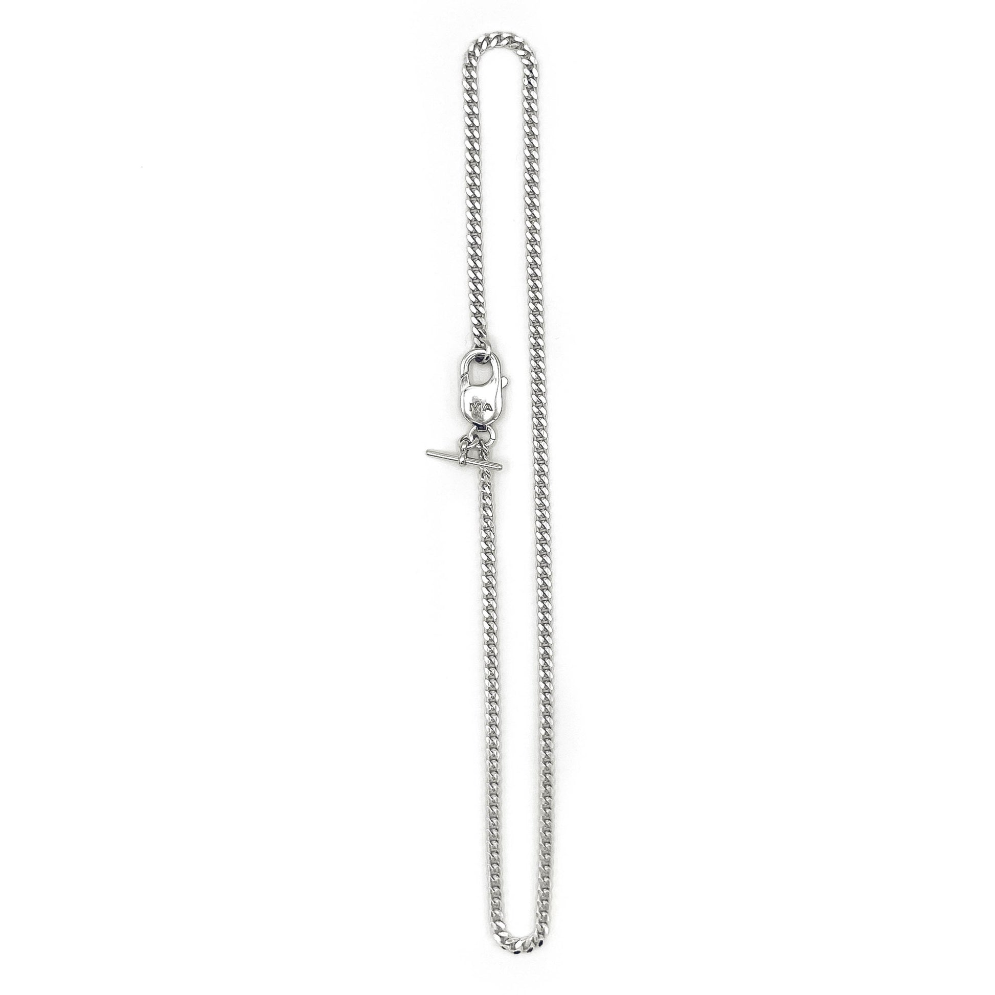 Shop Martine Ali's Baby Cuban Silver Chain Necklace. 