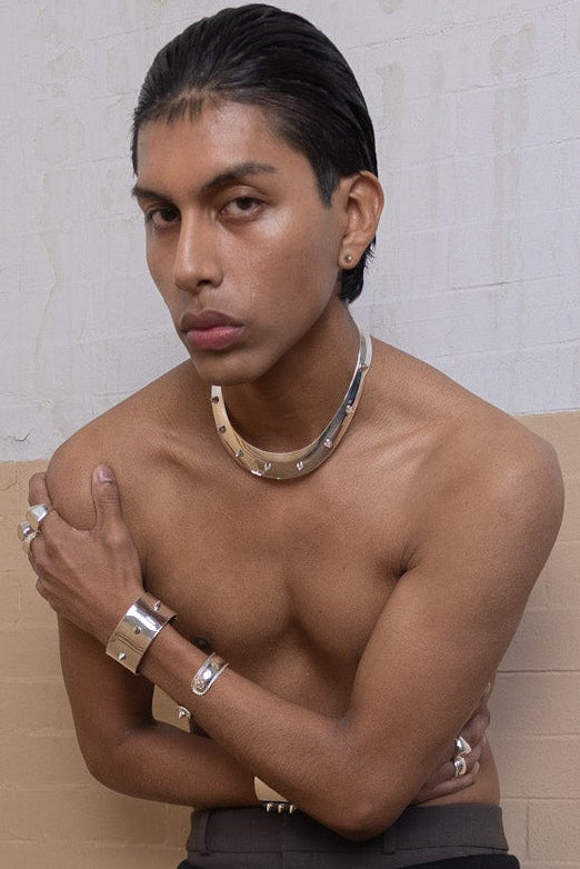 Gage Multi Spike Cuff Bracelet