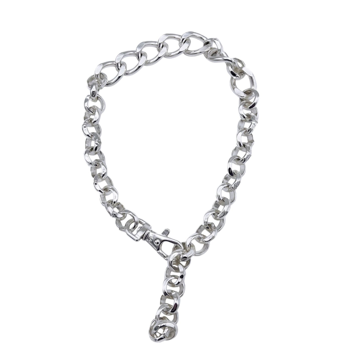 YUREL SILVER CHAIN NECKLACE