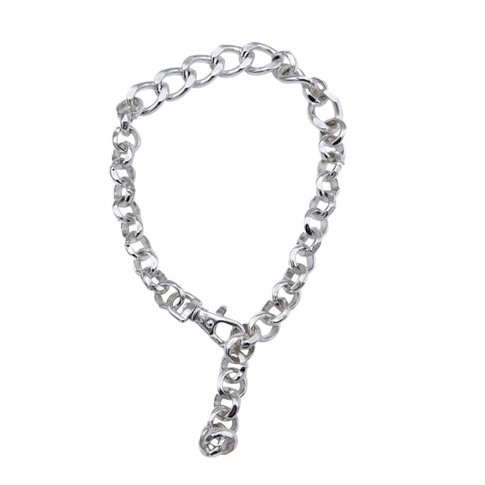 YUREL SILVER CHAIN NECKLACE