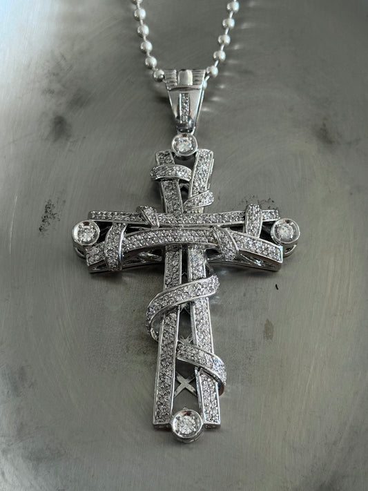 MARA BLING CROSS NECKLACE