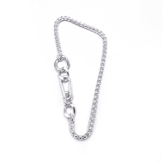 IRIO BOXER SILVER CHAIN NECKLACE