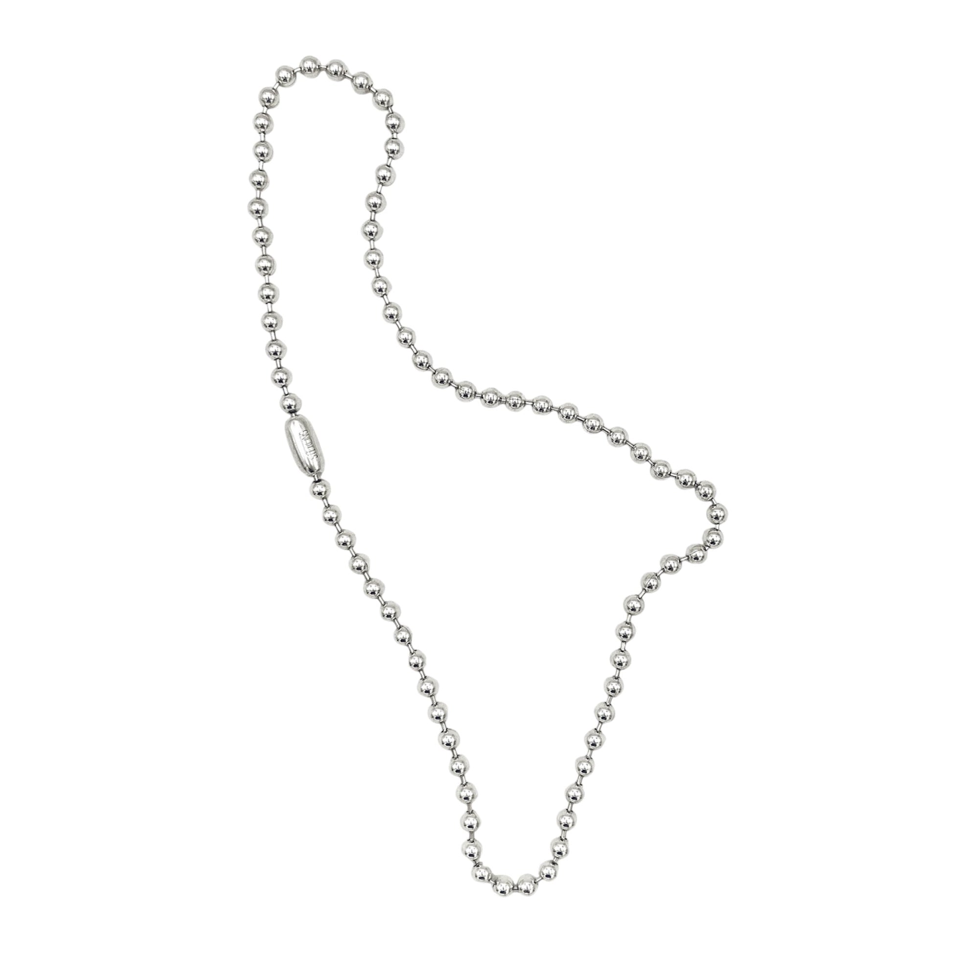 OLI BALL SILVER CHAIN NECKLACE
