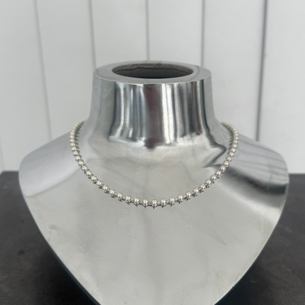 OLI BALL SILVER CHAIN NECKLACE OLI BALL SILVER CHAIN NECKLACE