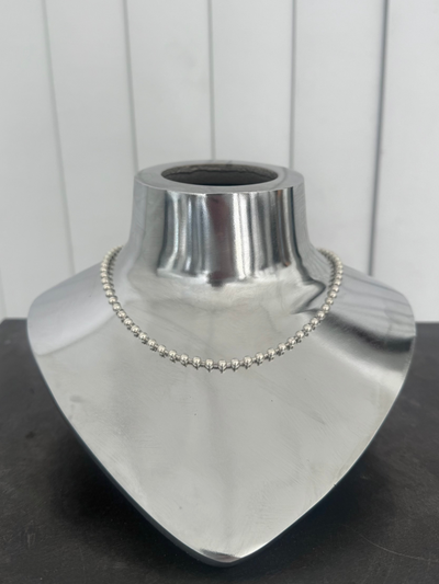OLI BALL SILVER CHAIN NECKLACE