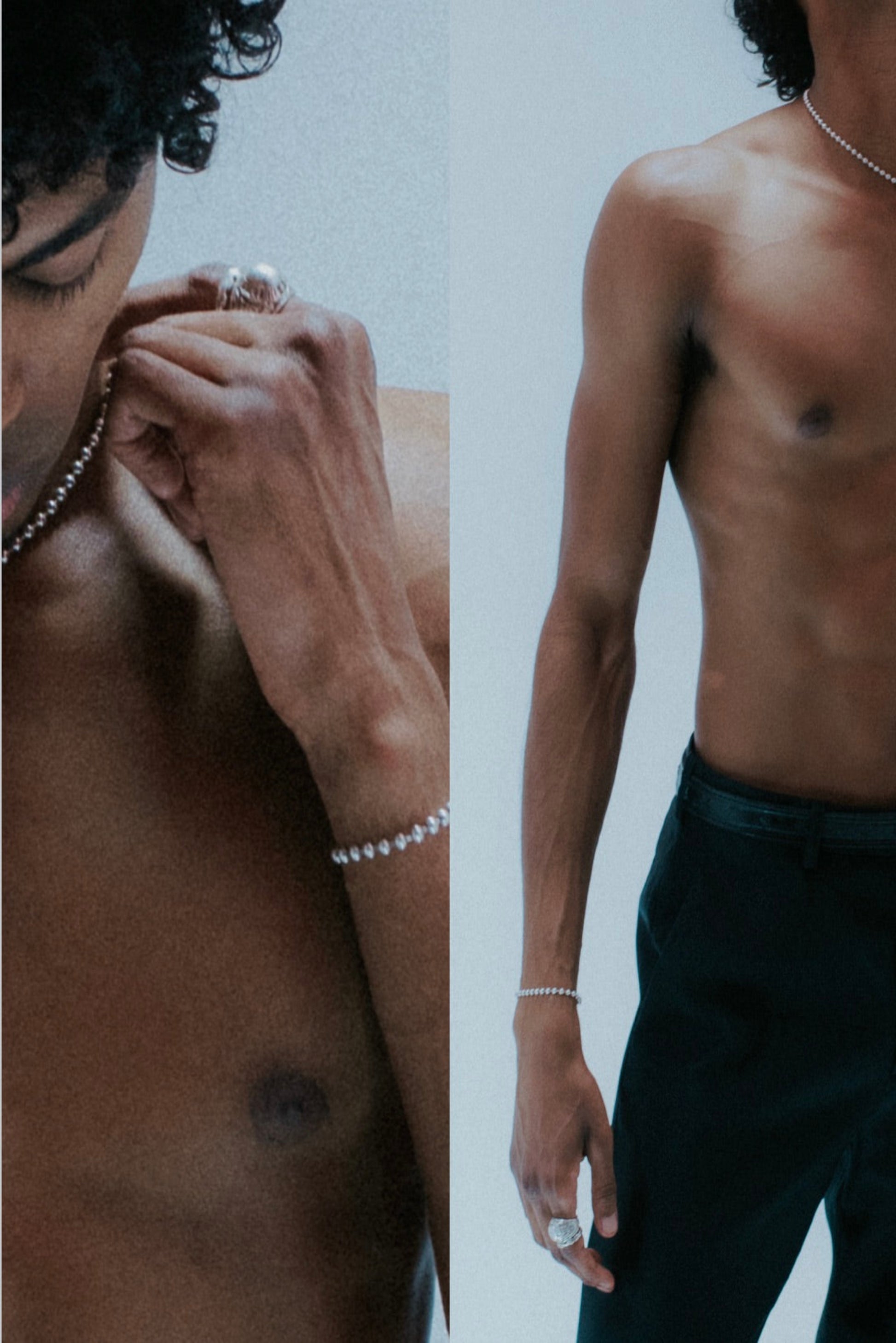 A unique mix of MA’s classic ball chain links.